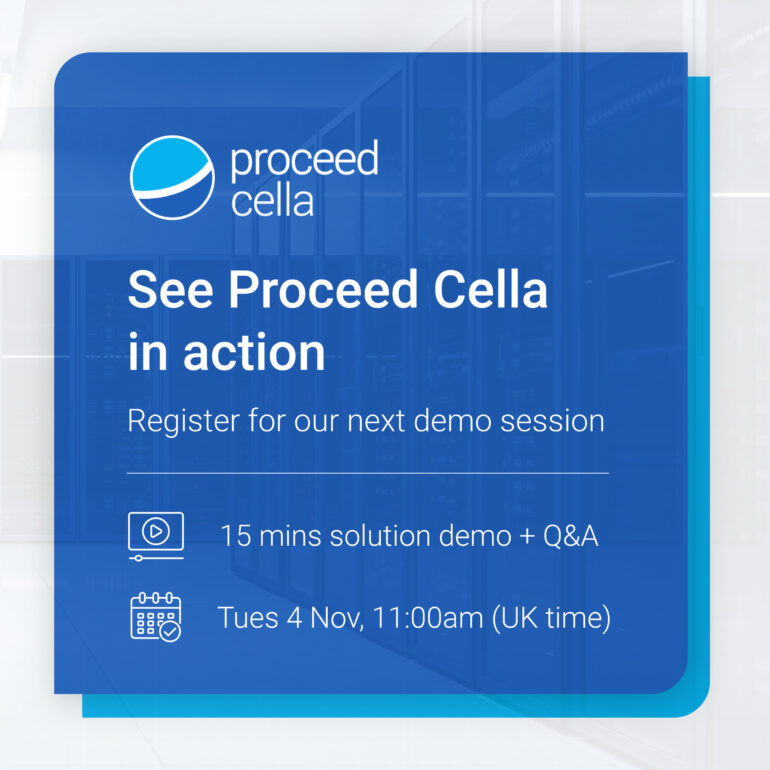 Proceed Cella demo session invite
